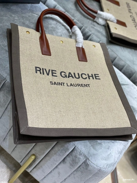 GAUCHE SHOPPING COTTON LINEN YSL AND BAG IN S N RIVE 0819